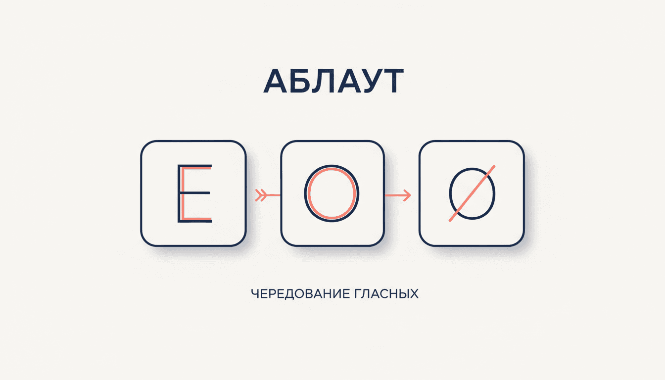 Аблаут: что это и как разбирать чередование гласных