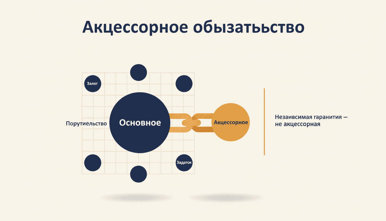 Акцессорное обязательство: чем отличается от независимого