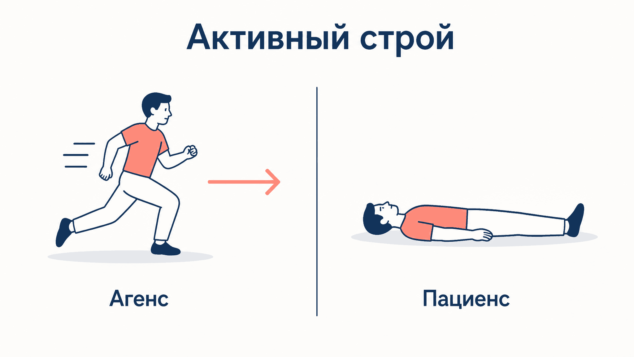 Активный строй языка: агенс, пациенс и деление глаголов