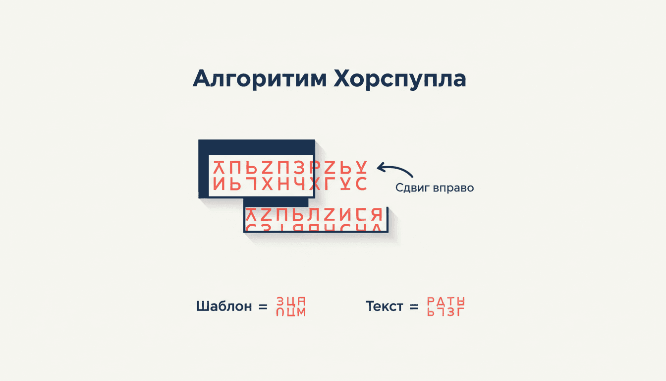 Алгоритм Бойера-Мура-Хорспула: как работает упрощённый BM