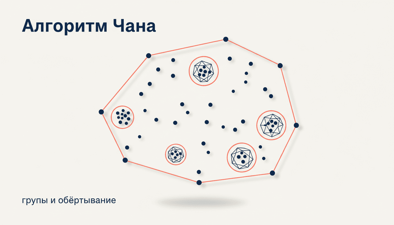 Алгоритм Чана: как строить выпуклую оболочку за O(n log h)