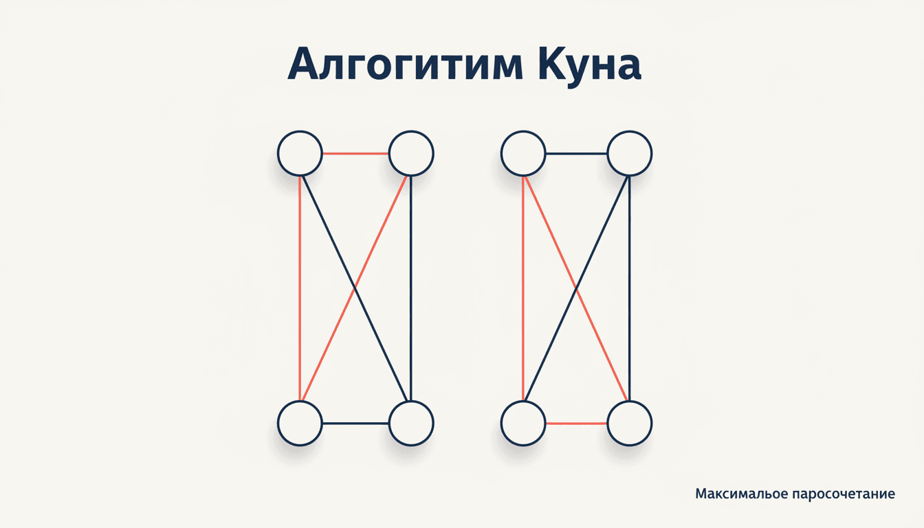 Алгоритм Куна: как найти максимальное паросочетание
