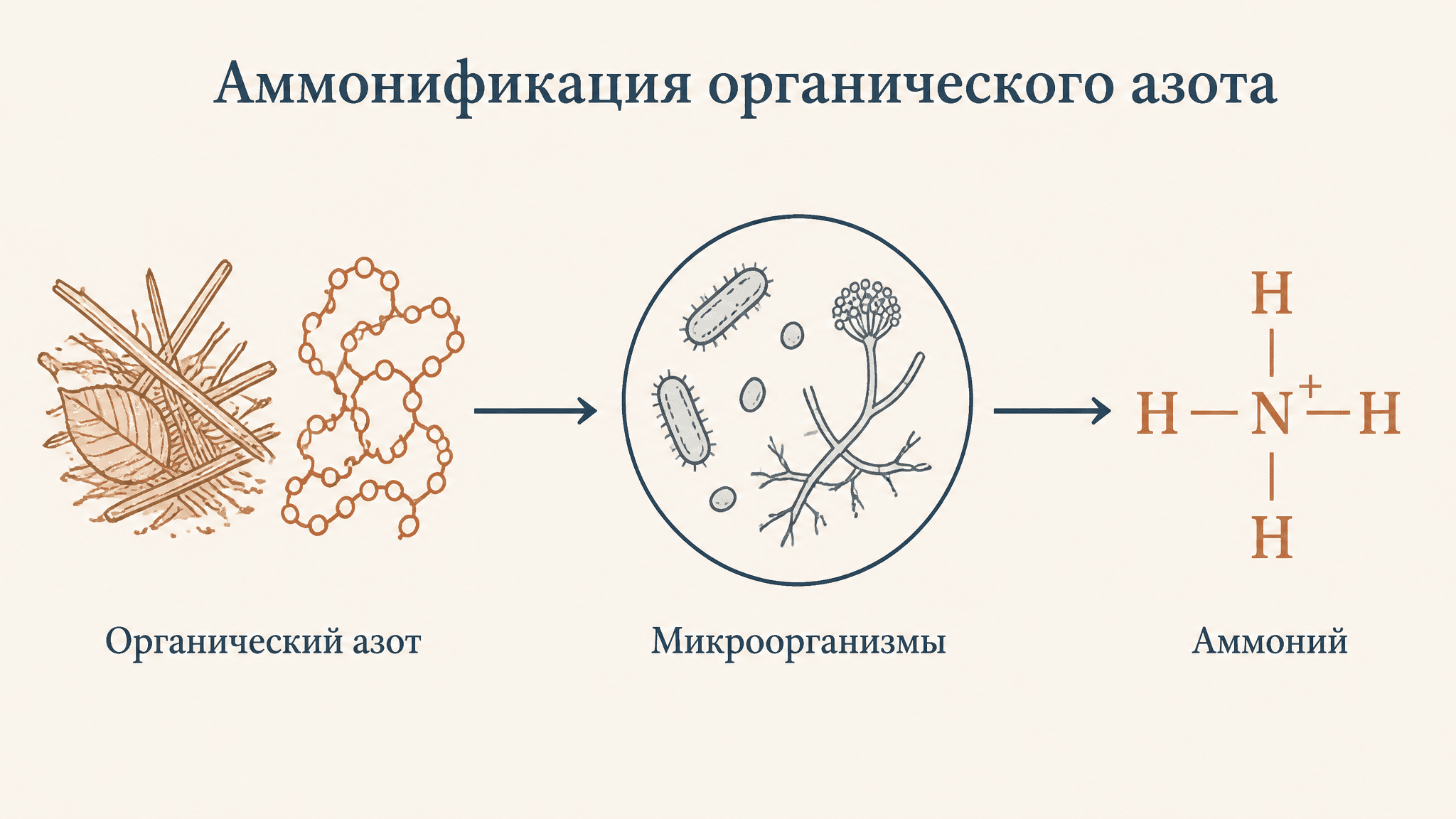 Аммонификация органического азота: суть процесса