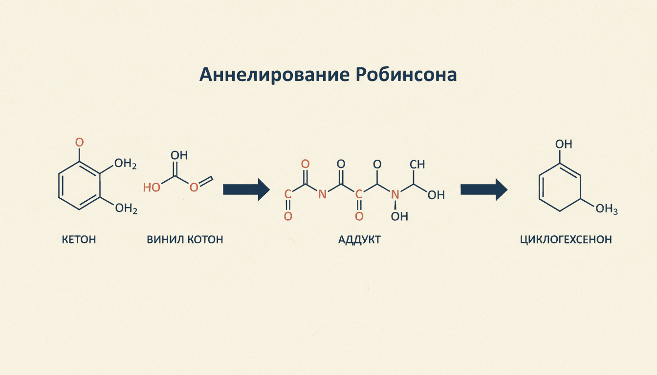 Аннелирование Робинсона: как собрать циклогексенон