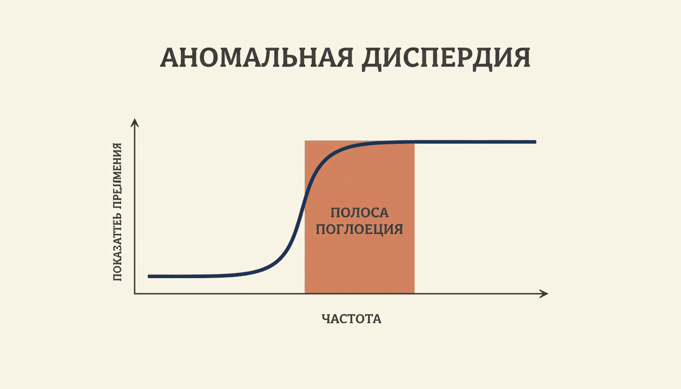 Аномальная дисперсия света: модель Лоренца и знак dn/dλ