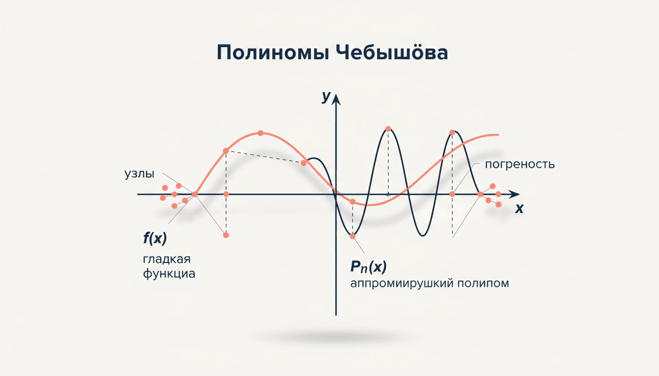 Аппроксимация полиномами Чебышёва - как строить