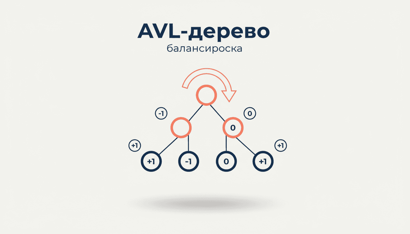 AVL-дерево: как работает балансировка и ротации