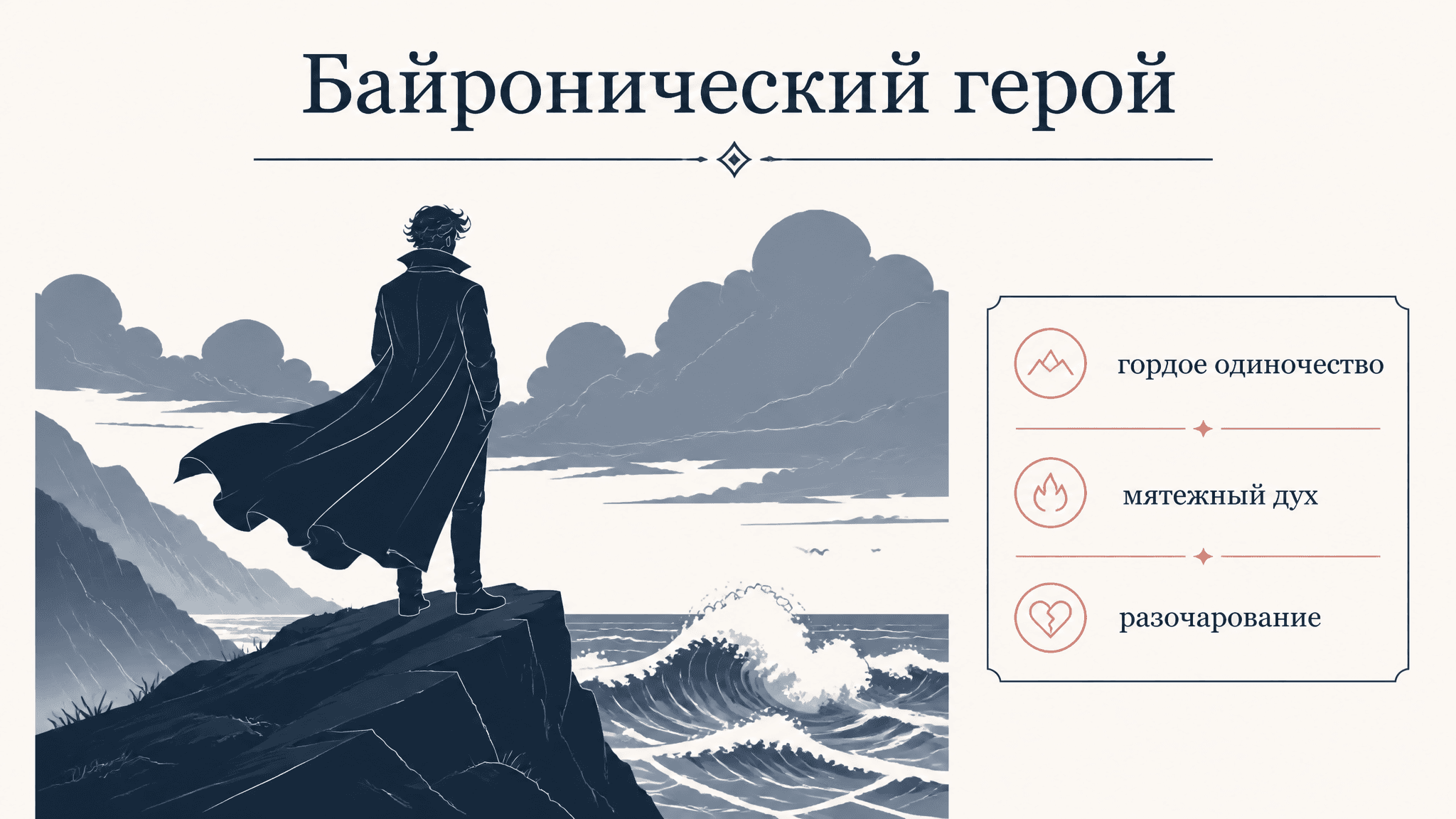 Байронический герой в романтизме: черты и примеры