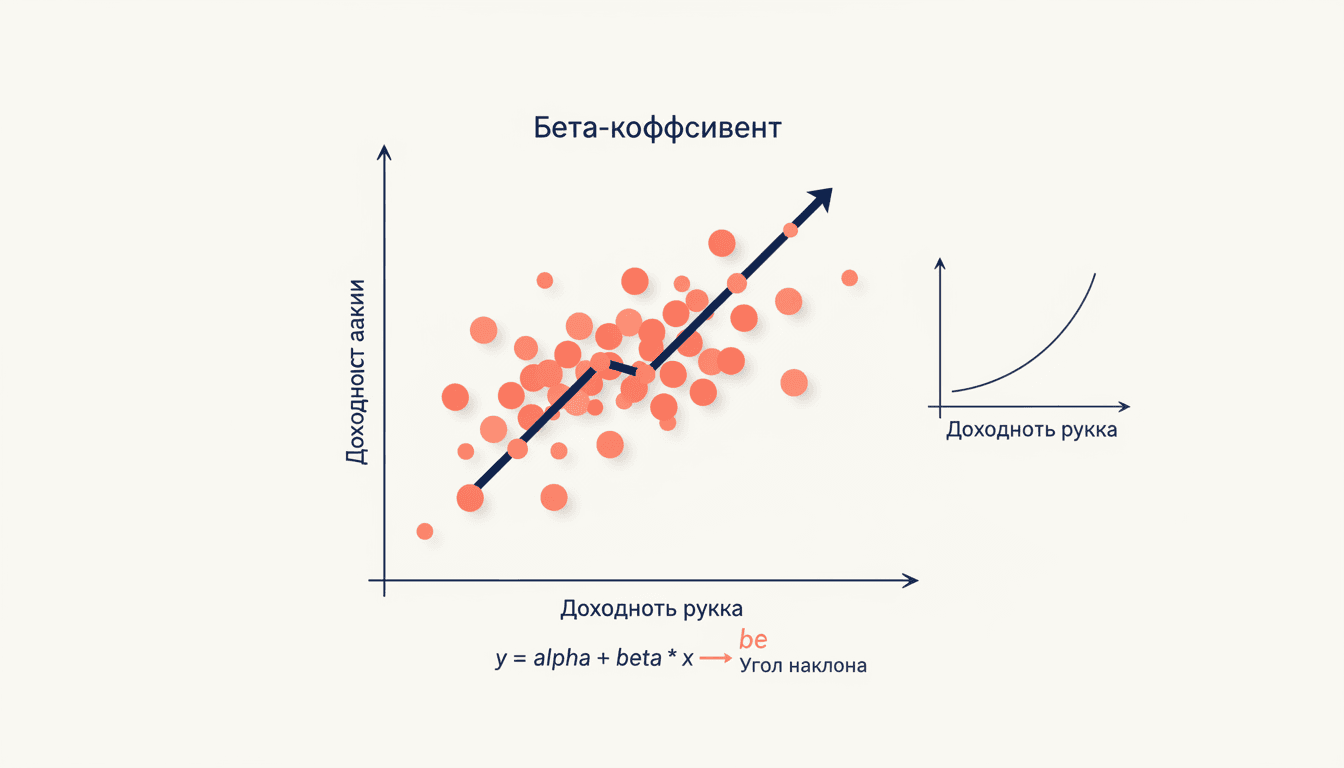 Бета-коэффициент акции - как рассчитать и оценить риск