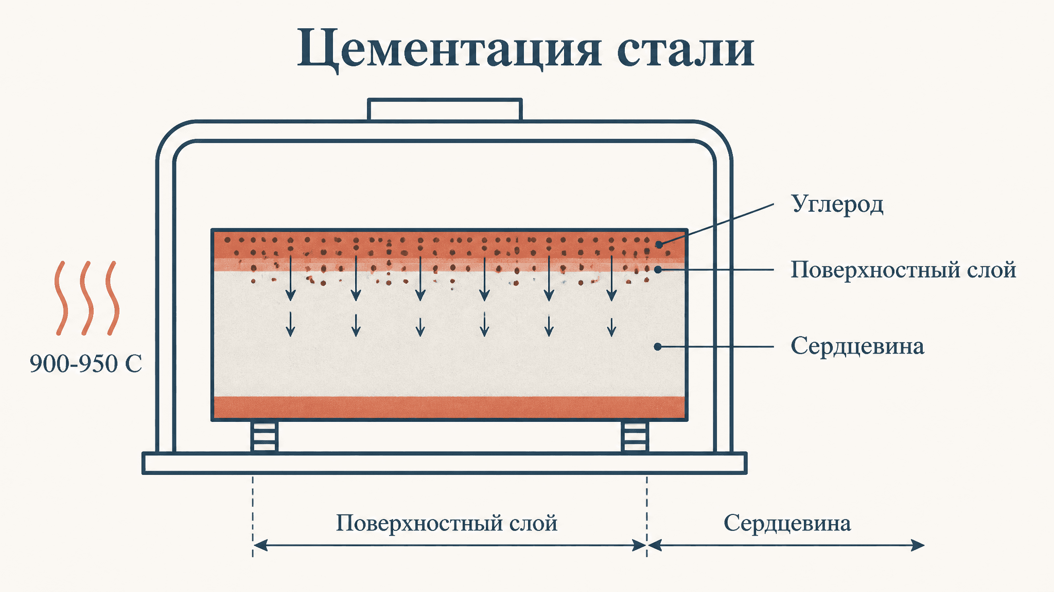 Цементация стали: технология, режимы и виды процесса