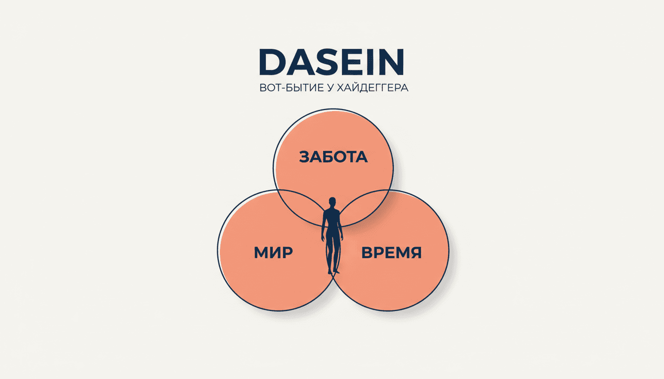 Dasein у Хайдеггера: что значит вот-бытие и забота