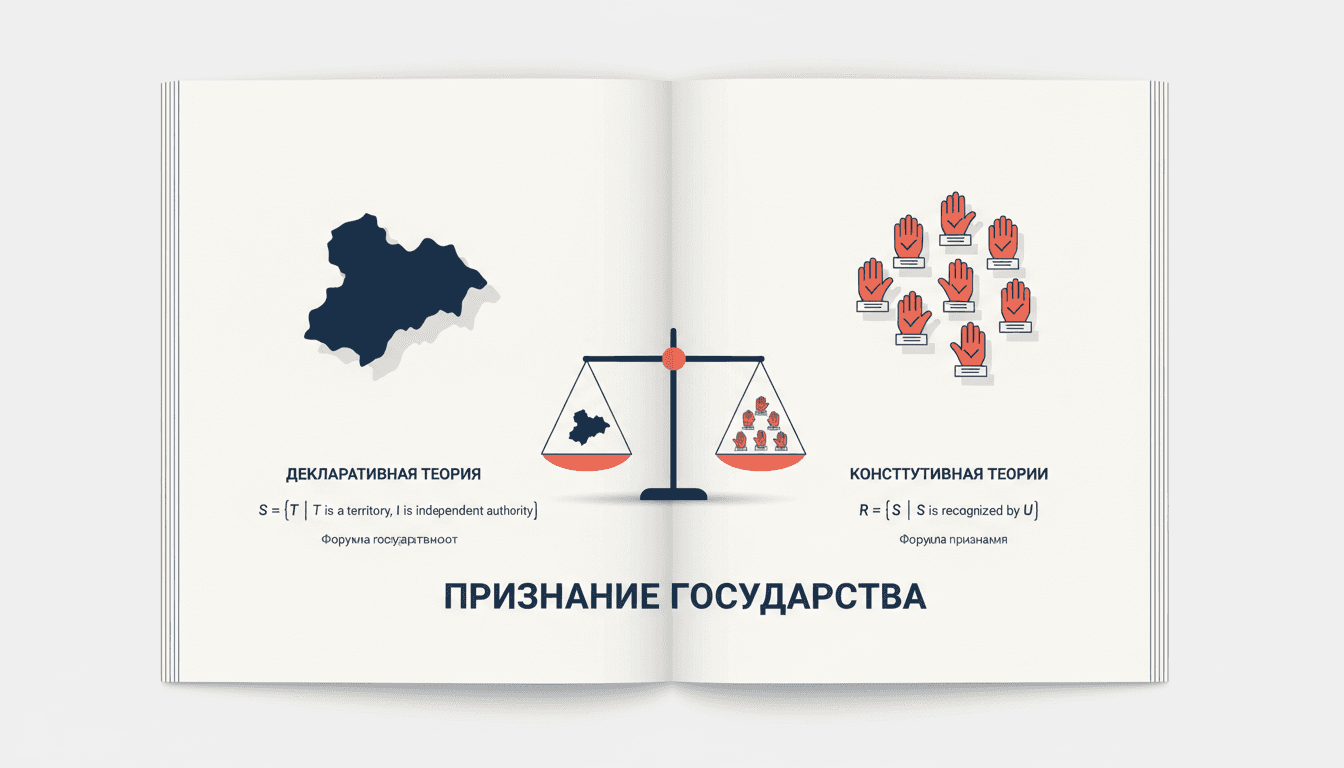 Декларативная и конститутивная теории признания: суть спора
