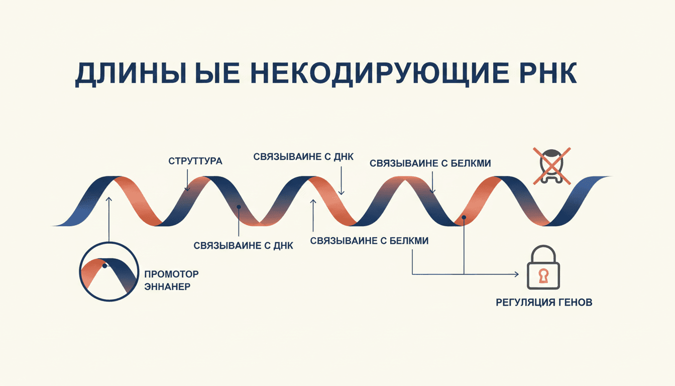 Длинные некодирующие РНК (lncRNA): что это и зачем