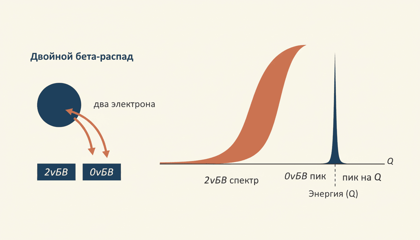 Двойной безнейтринный бета-распад: суть и зачем ищут