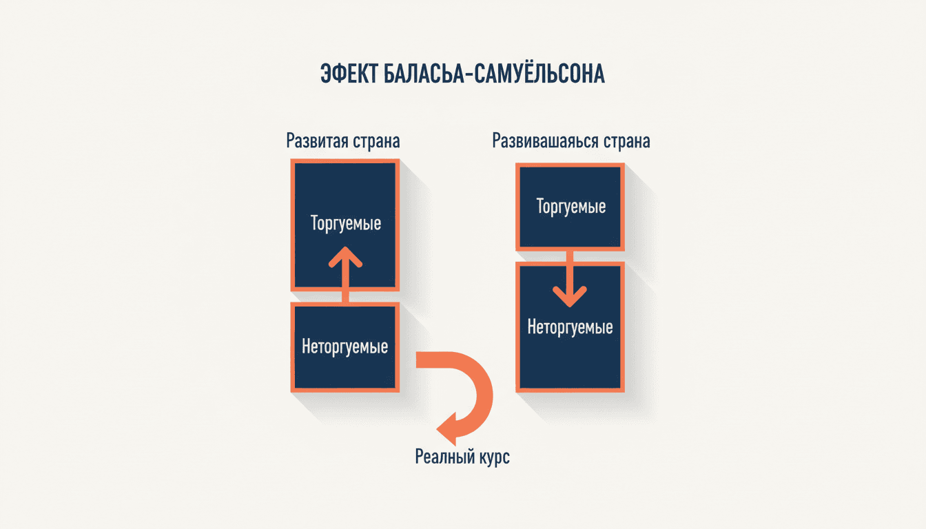 Эффект Балассы-Самуэльсона: почему услуги дороже