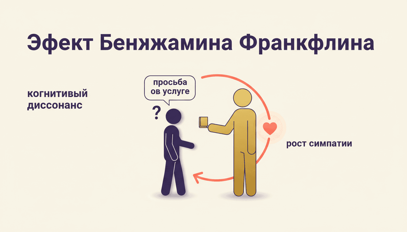 Эффект Бенджамина Франклина: почему услуга располагает к вам