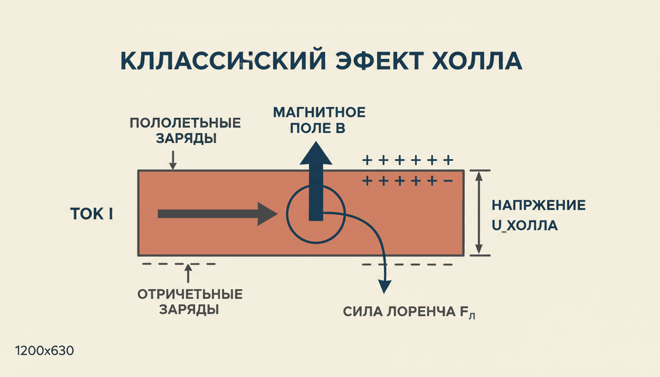 Классический эффект Холла: формула и постоянная Холла