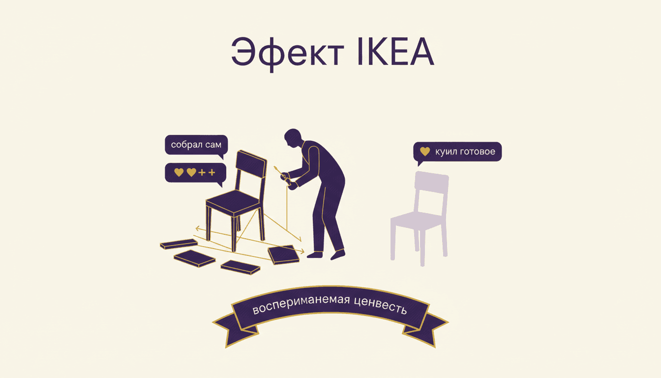 Эффект IKEA: почему свой труд завышает ценность