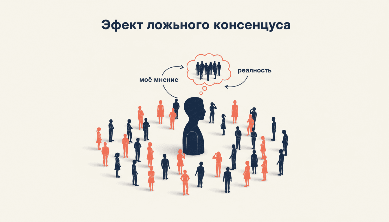 Эффект ложного консенсуса: когда «все так думают»