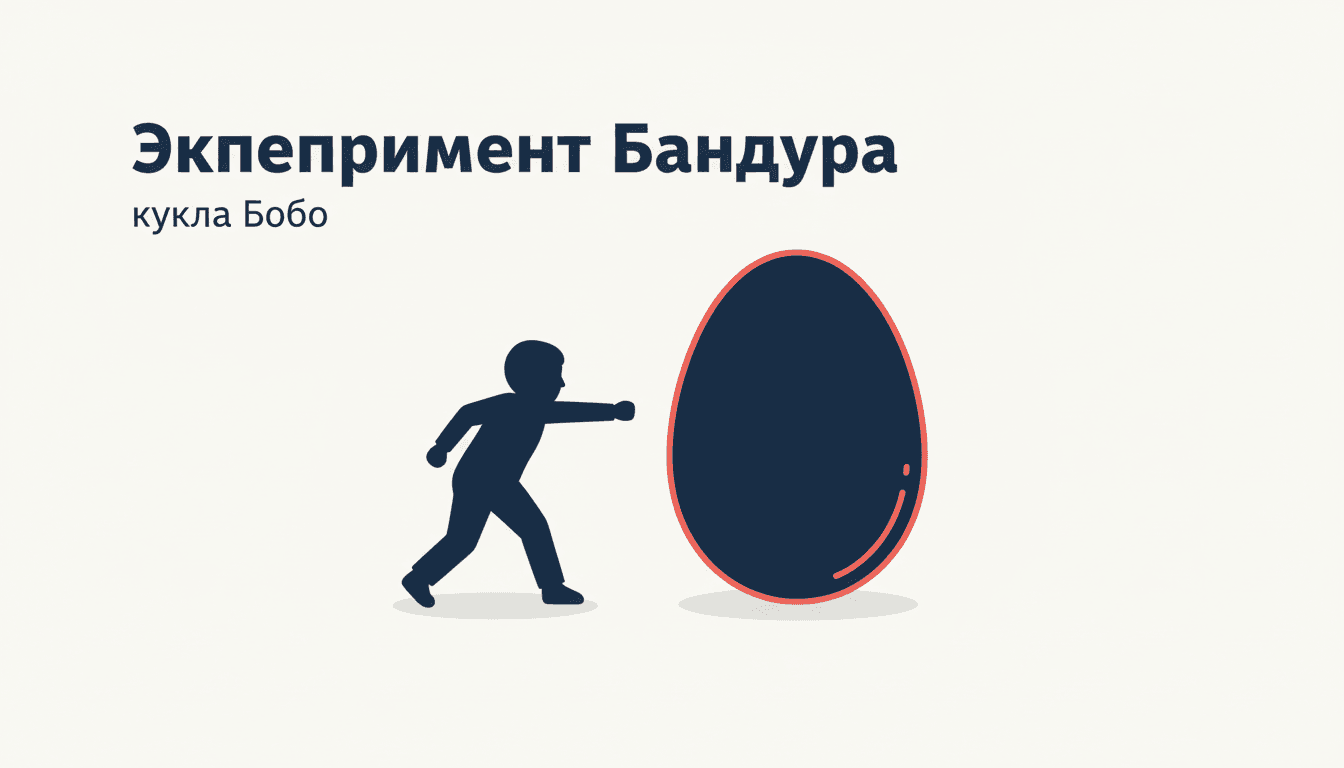 Эксперимент Бандуры с куклой Бобо