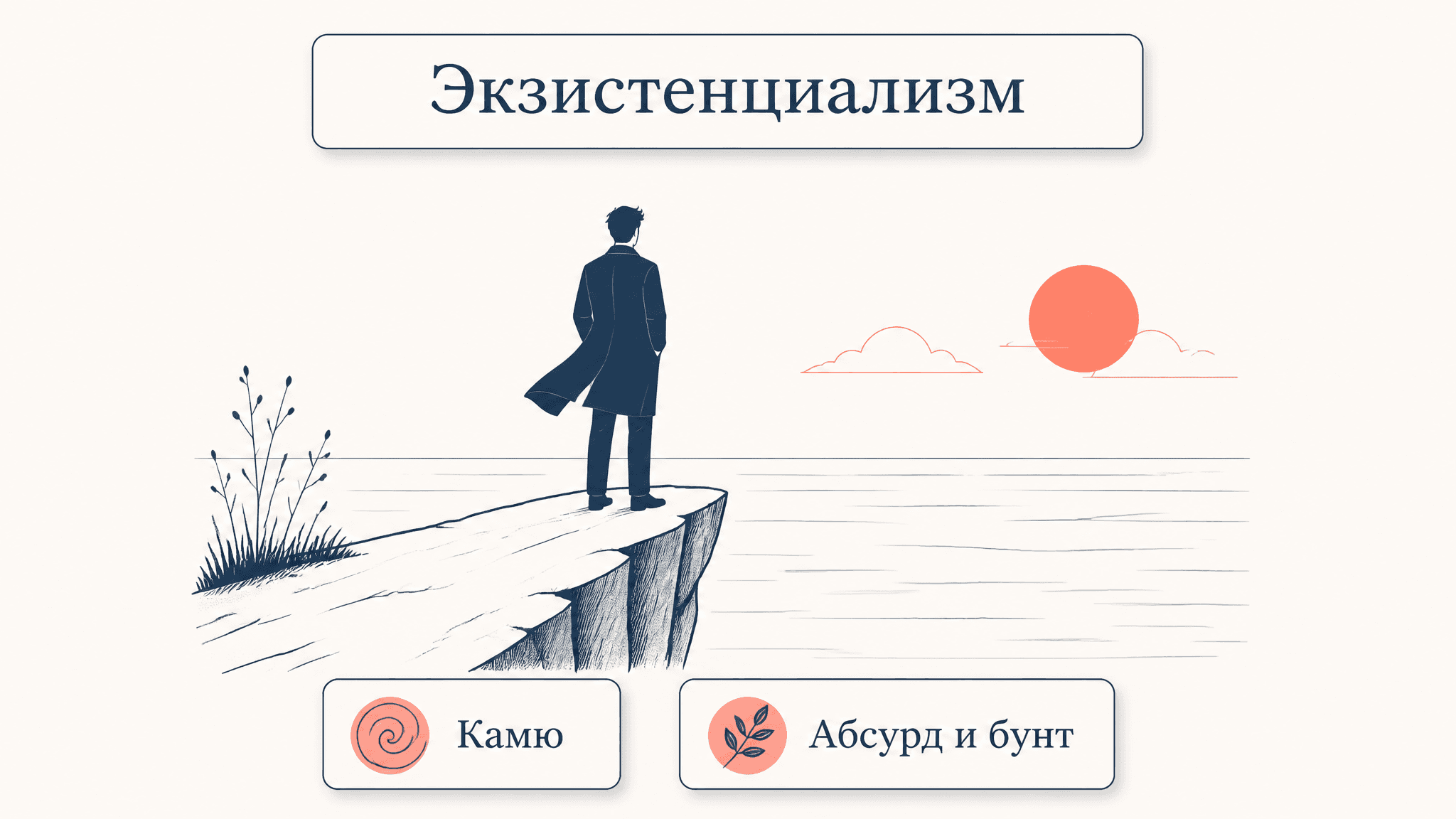 Экзистенциализм в романах Камю: абсурд и бунт