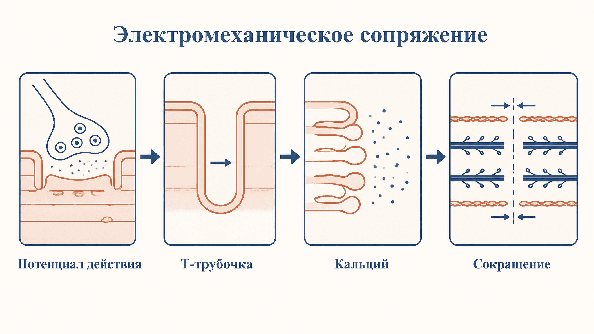 Электромеханическое сопряжение в скелетной мышце