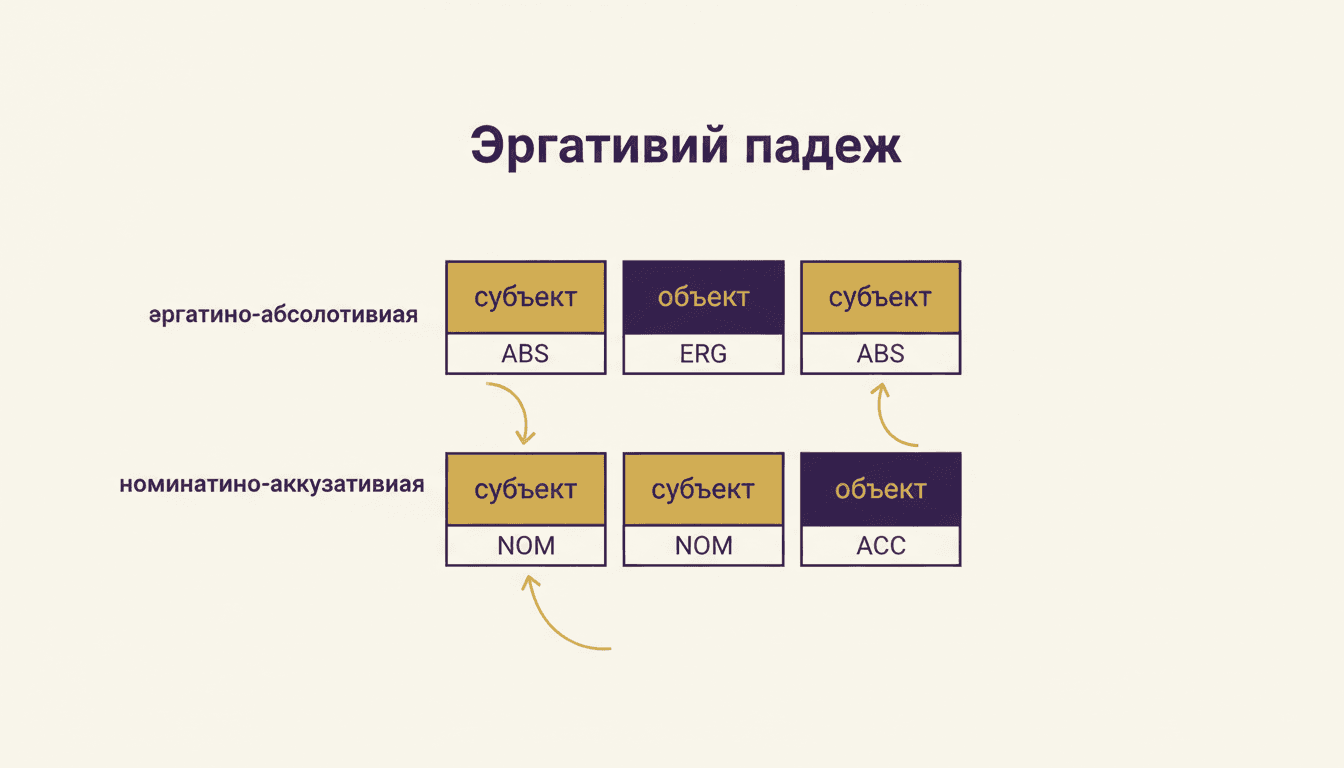 Эргативный падеж: где субъект и объект в одной форме