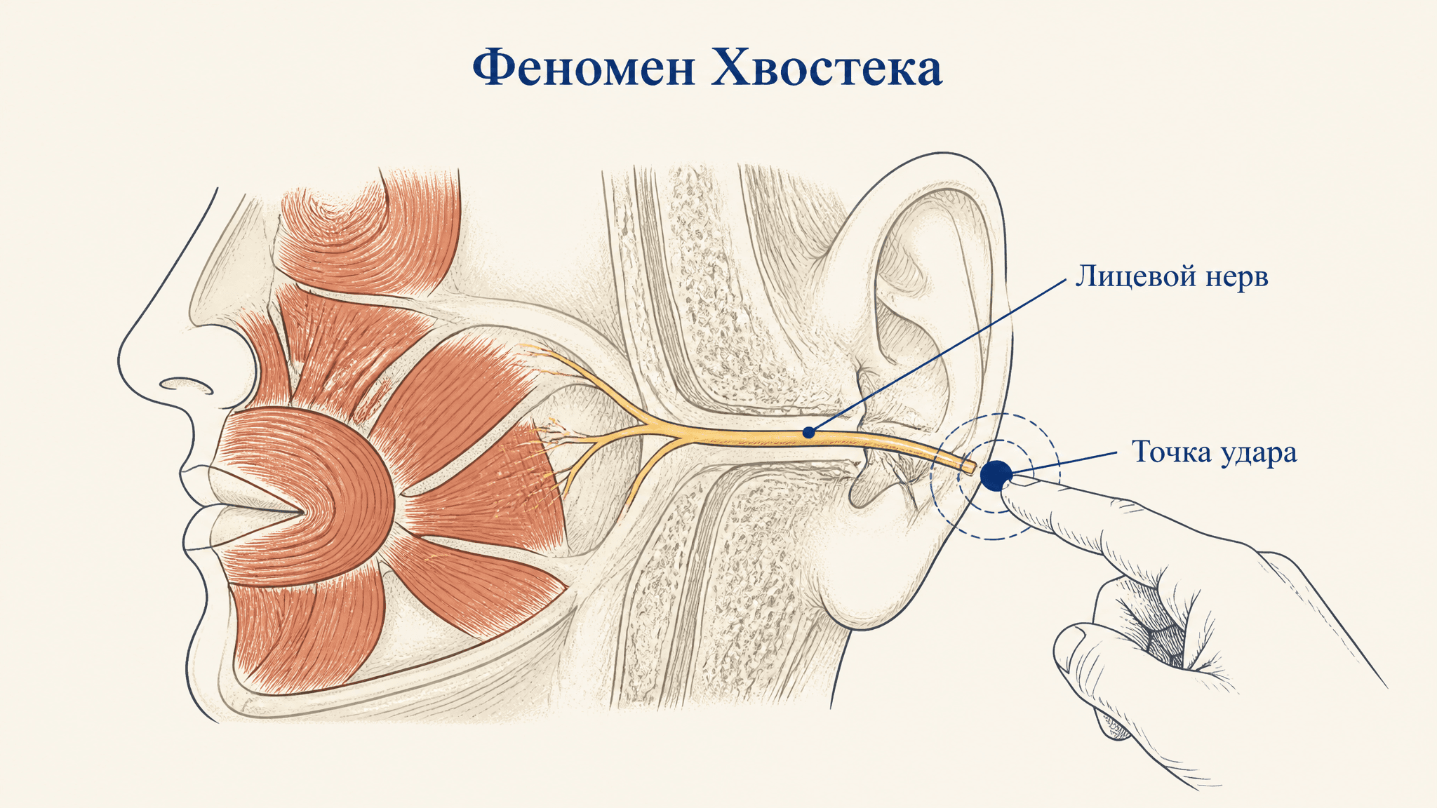 Феномен Хвостека: механизм и диагностика гипокальциемии