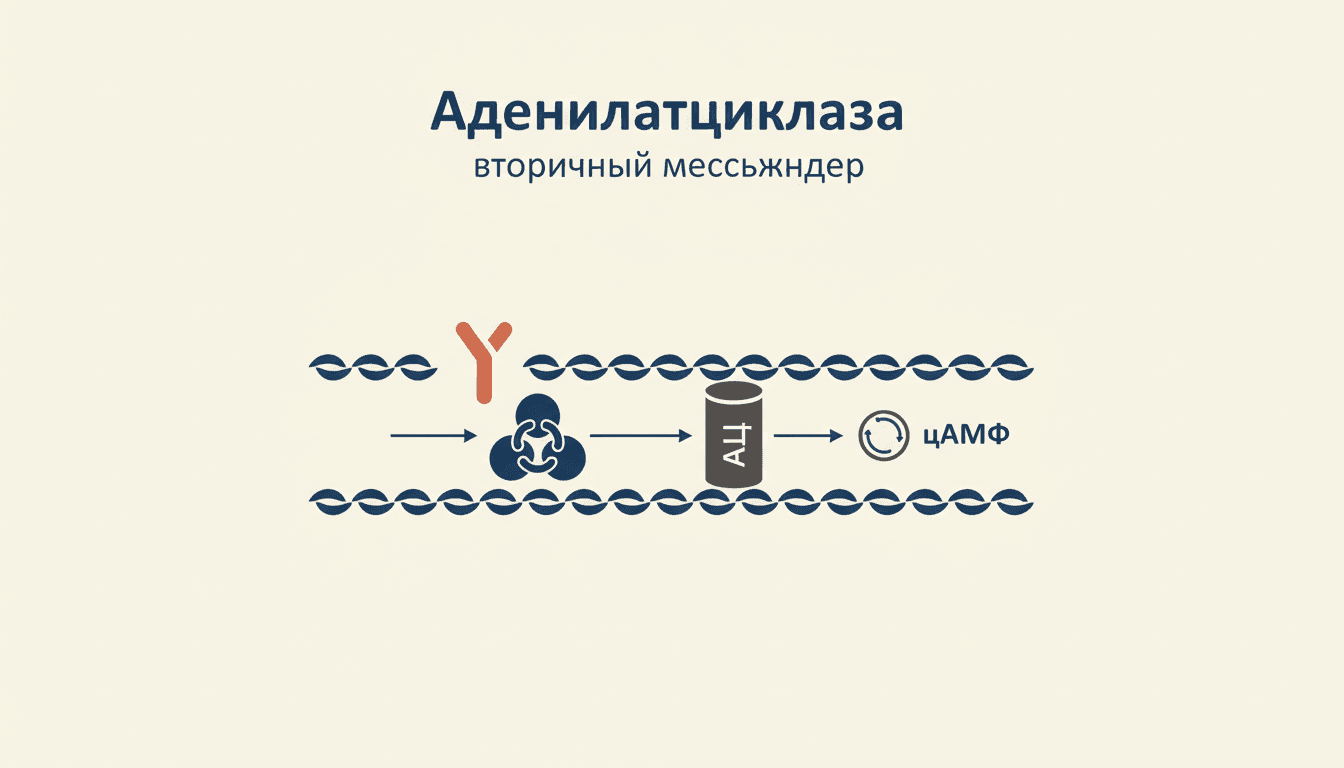 Аденилатциклаза и цАМФ: вторичный мессенджер в клетке