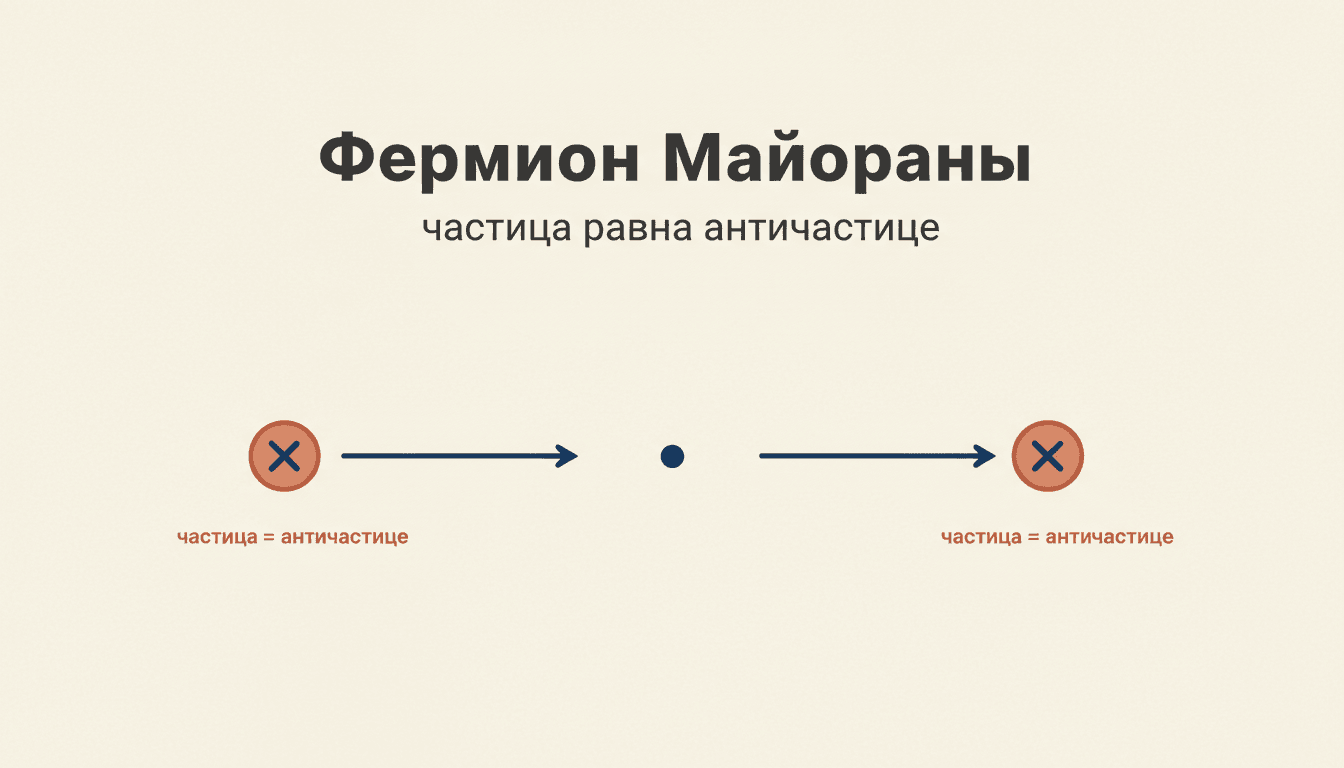 Фермион Майораны: частица, совпадающая со своей античастицей