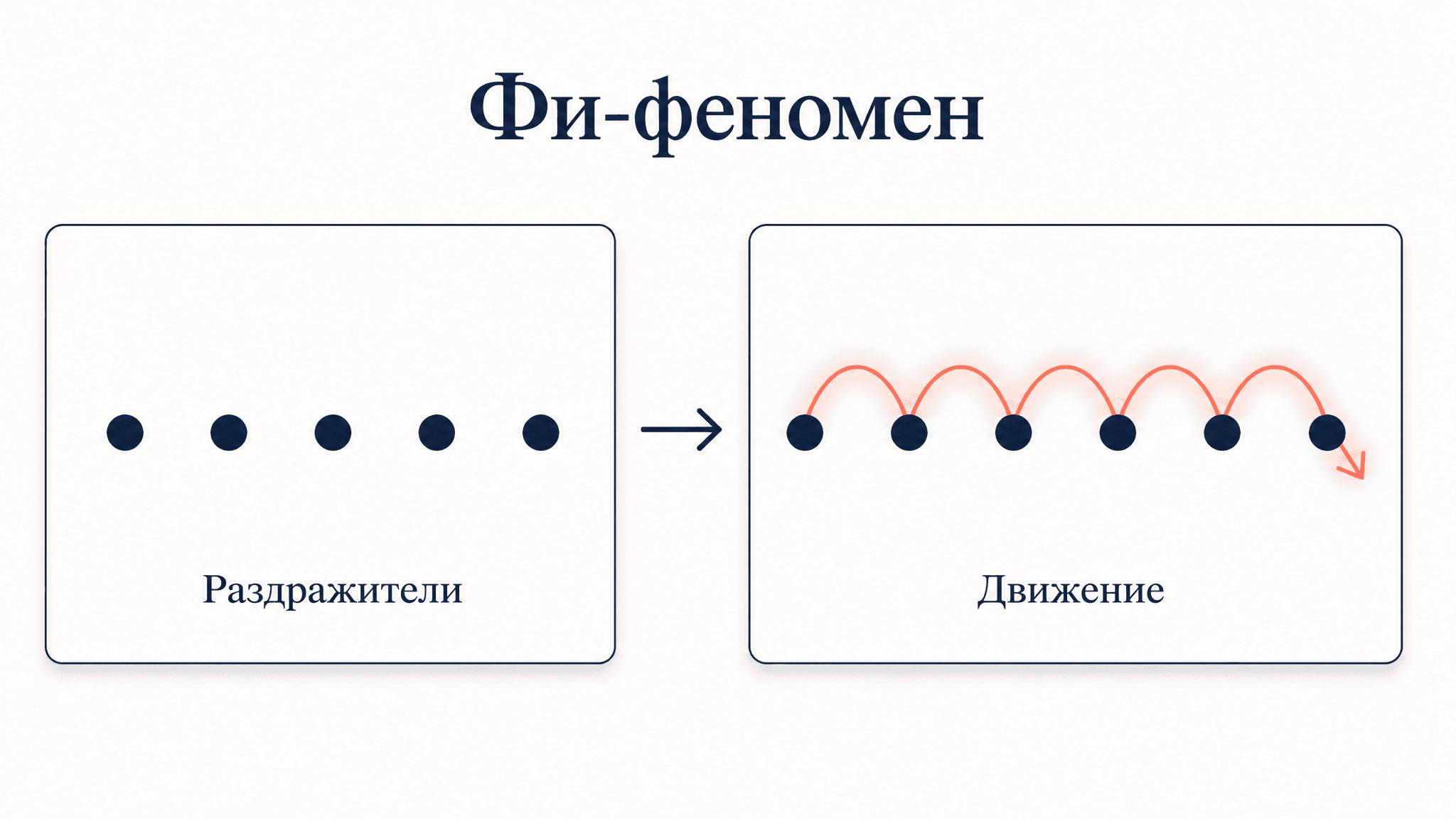 Фи-феномен Вертгеймера: иллюзия движения и гештальт