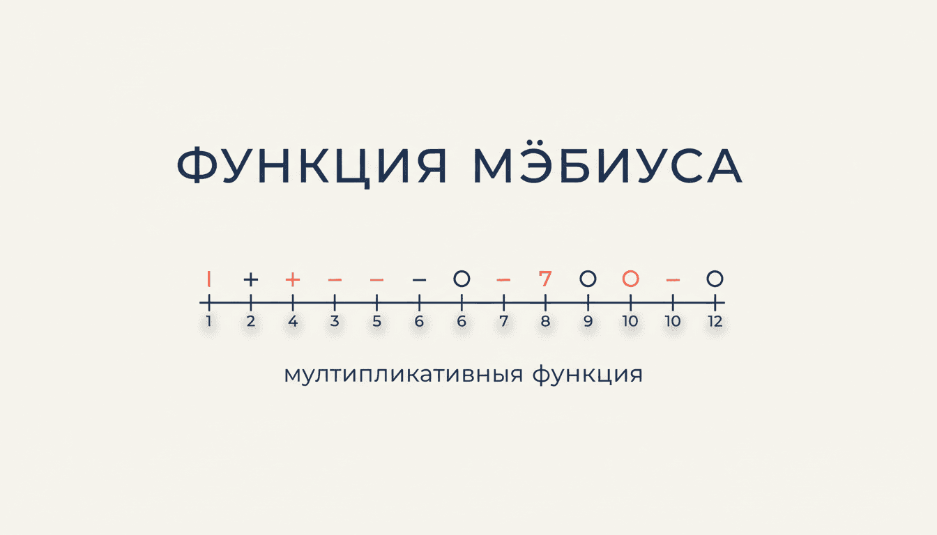 Функция Мёбиуса: определение, свойства и обращение