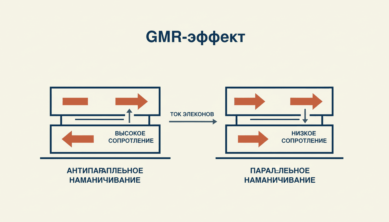 Гигантское магнетосопротивление: GMR и спинтроника