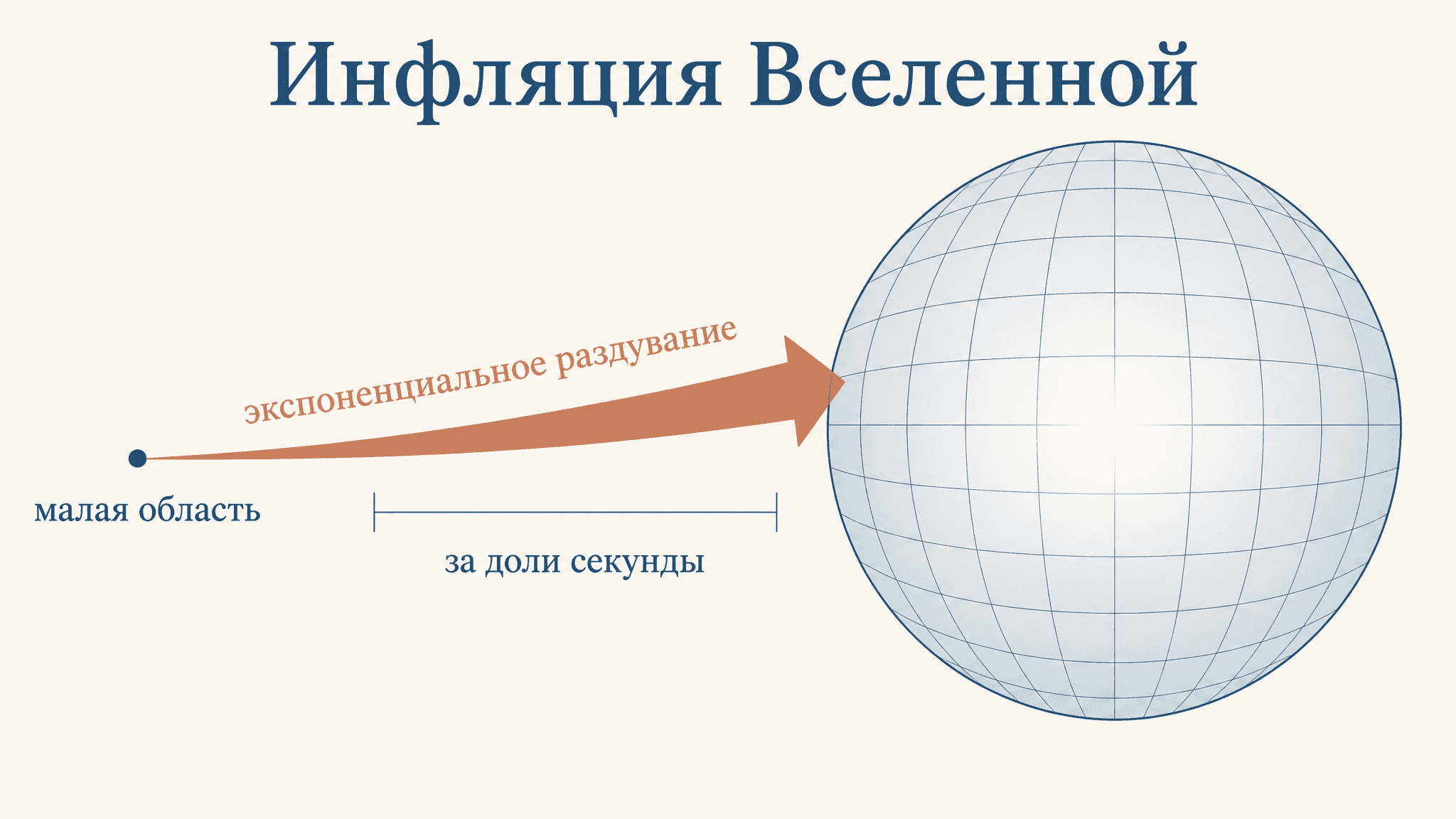 Инфляционная модель Вселенной: как пространство раздулось