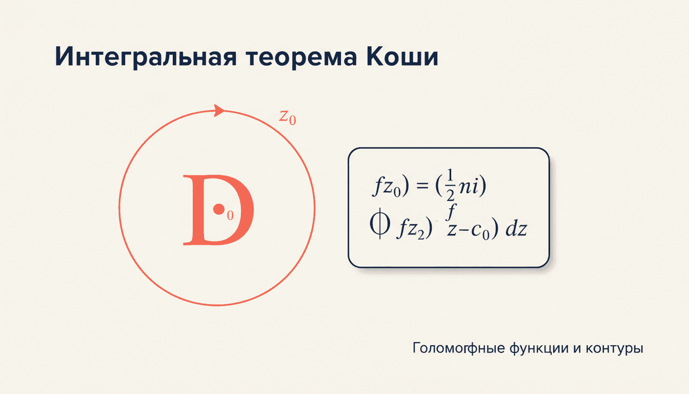 Интегральная теорема Коши: формулировка, формула и следствия