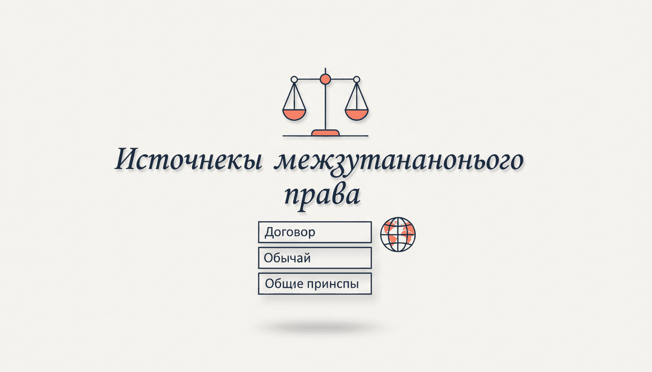 Источники международного публичного права: система и виды