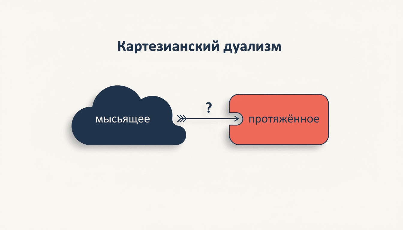 Картезианский дуализм: две субстанции Декарта