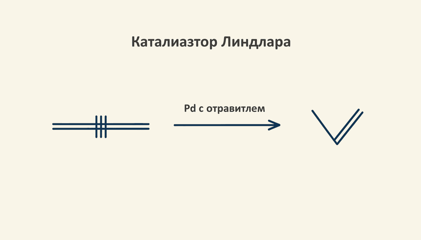 Катализатор Линдлара: гидрирование алкинов