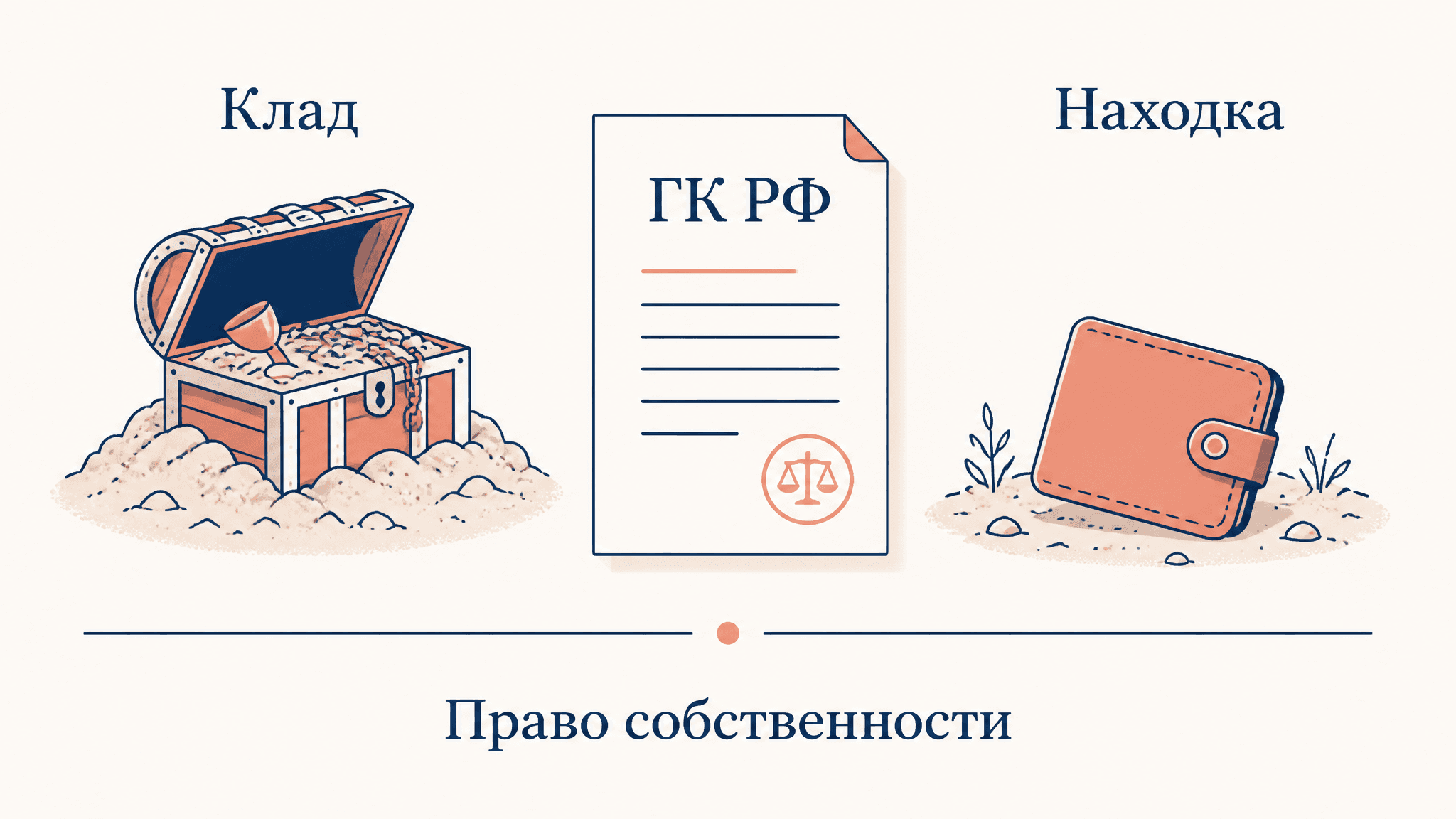 Клад и находка: приобретение права собственности по ГК