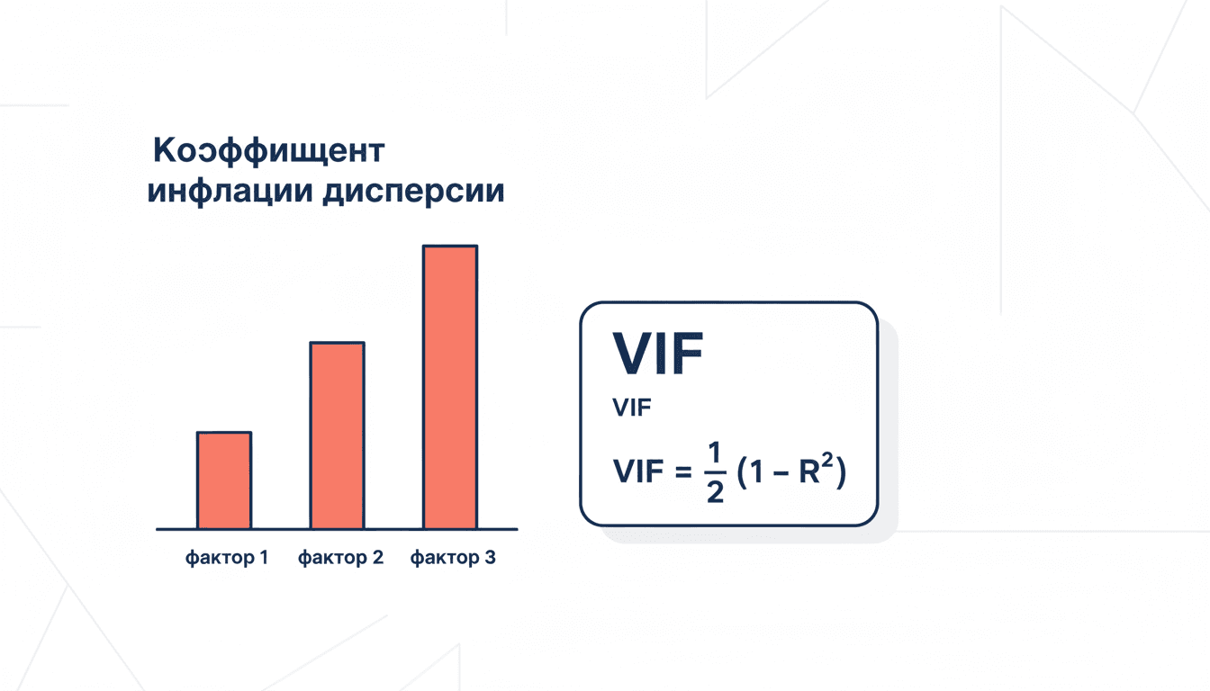 Коэффициент инфляции дисперсии VIF: мультиколлинеарность