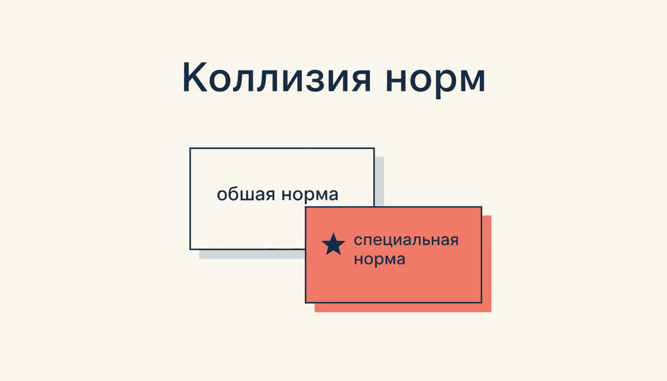 Коллизия общей и специальной нормы