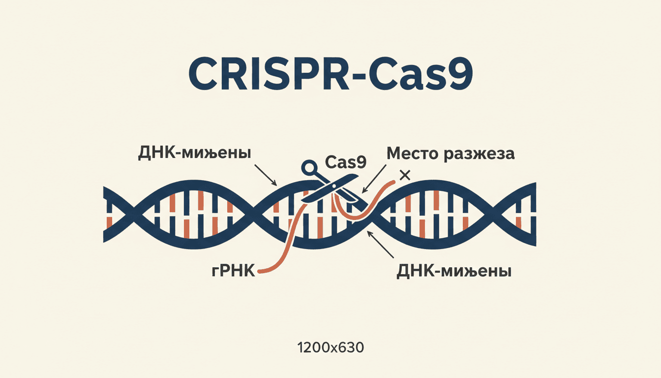 Комплекс CRISPR Cas9: как работает геномный редактор