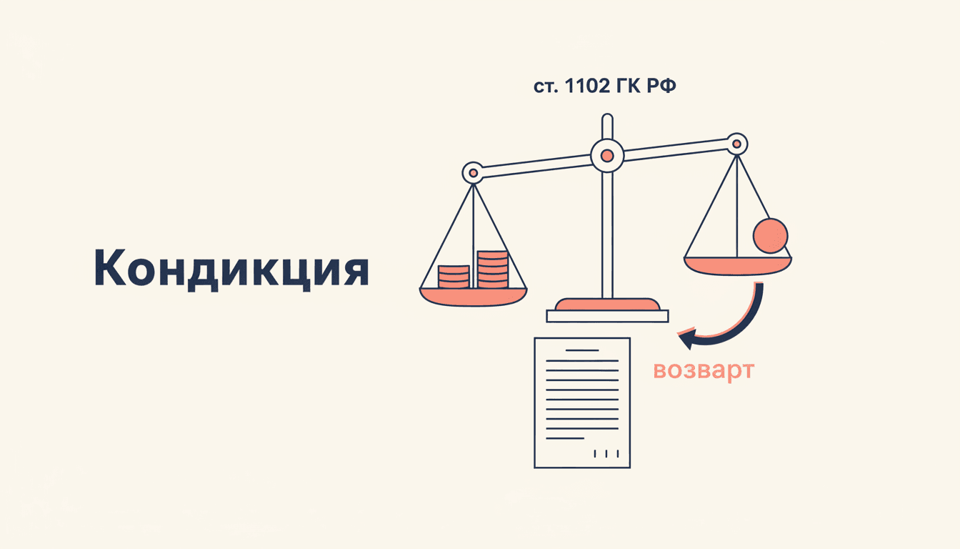 Кондикция в гражданском праве: неосновательное обогащение