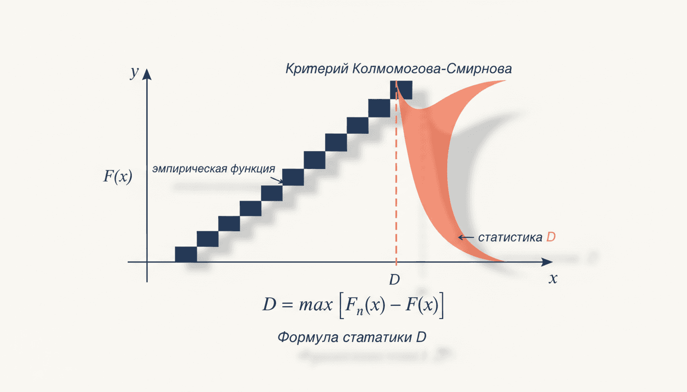 Критерий согласия Колмогорова-Смирнова: проверка закона