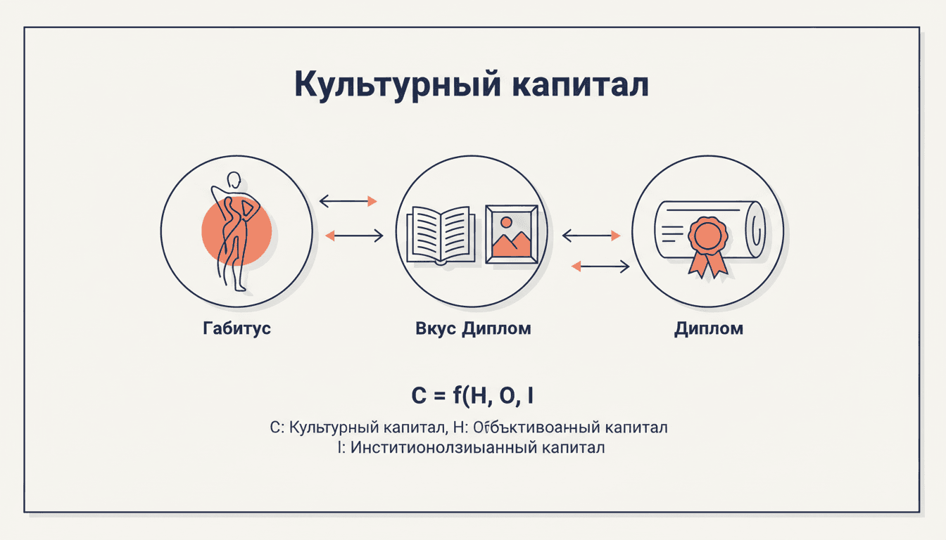 Культурный капитал Бурдьё: три формы и воспроизводство