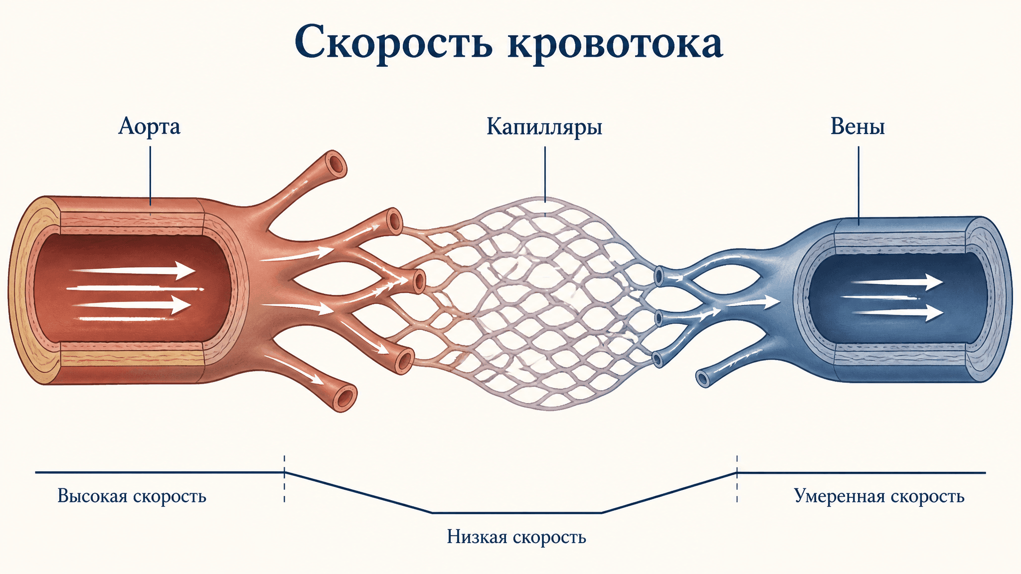 Линейная и объёмная скорость кровотока: формулы и нормы