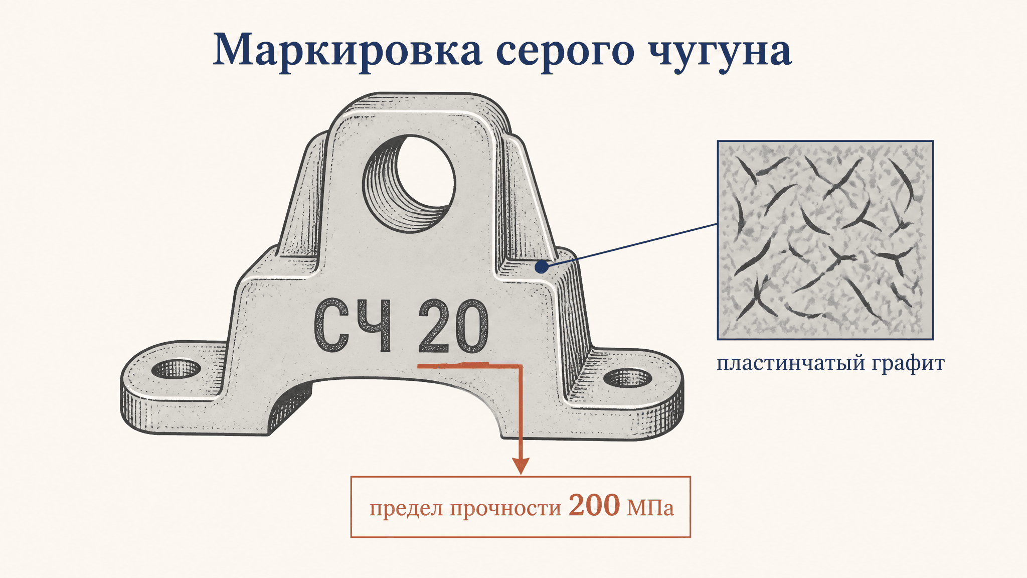 Маркировка серого чугуна СЧ: как читать марку и прочность