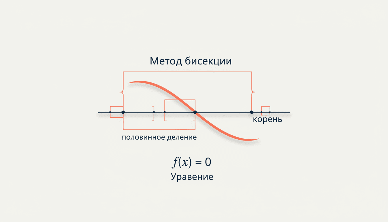 Метод бисекции (половинного деления): как это работает