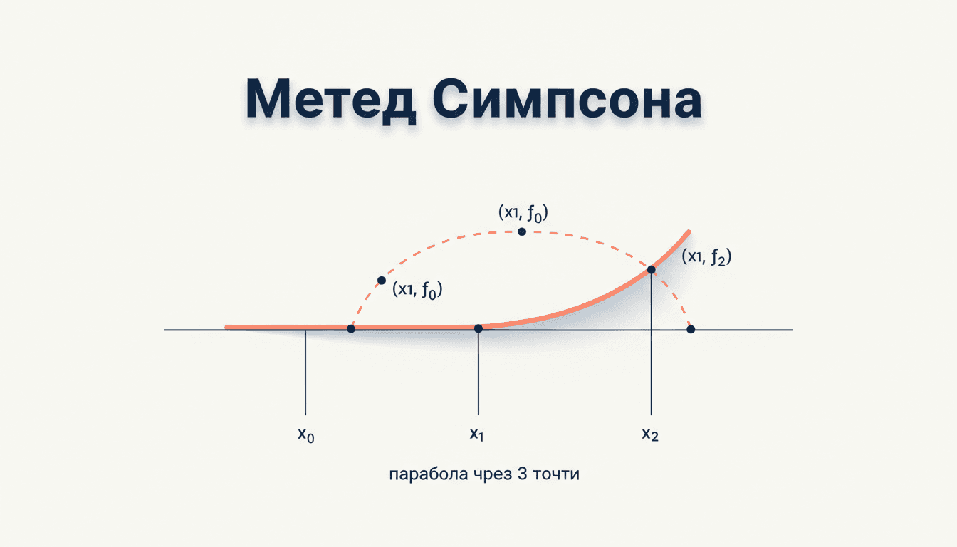 Метод Симпсона: численное интегрирование