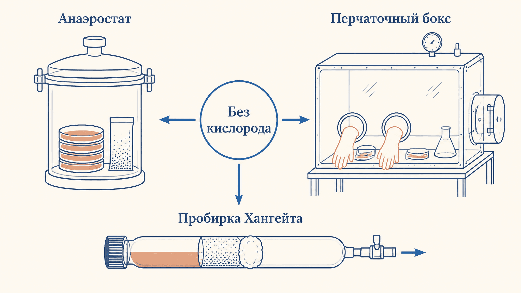 Методы культивирования анаэробных бактерий в лаборатории